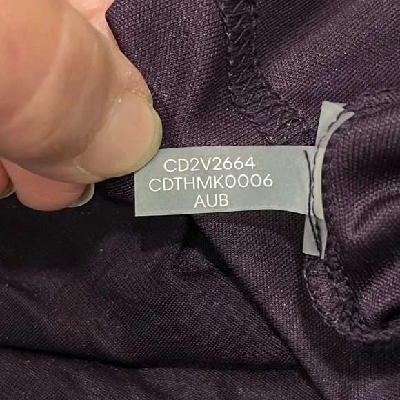 Calvin Klein Purple Velvet Floral Wrap Hi-Low Dress 10 Party Cocktail Career - Picture 13 of 15